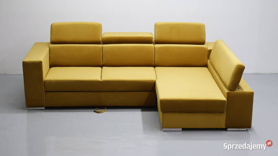 TSŁ NAROŻNIK funkcja spania Bluvel 68 złoty