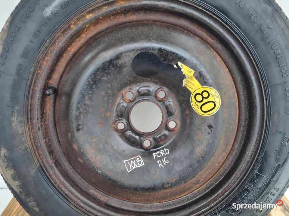 KOŁO12585 R16 ZAPASOWE DOJAZDOWE Ford C Focus lubelskie Rudka sprzedam