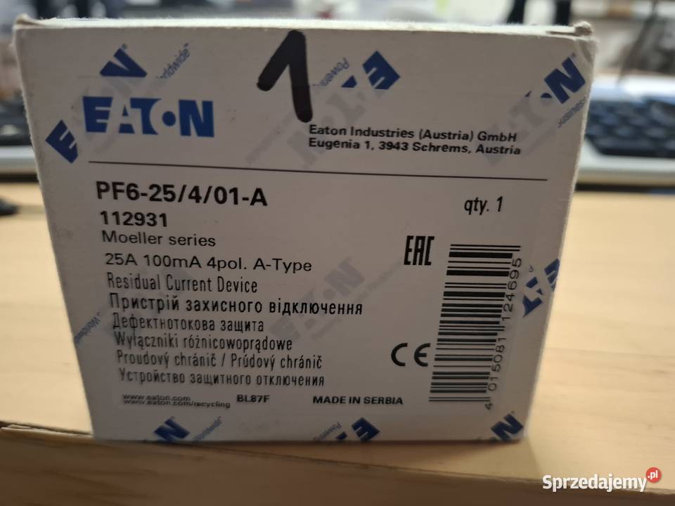 EATON PF625401A Pozostałe Skrzeszewo sprzedam
