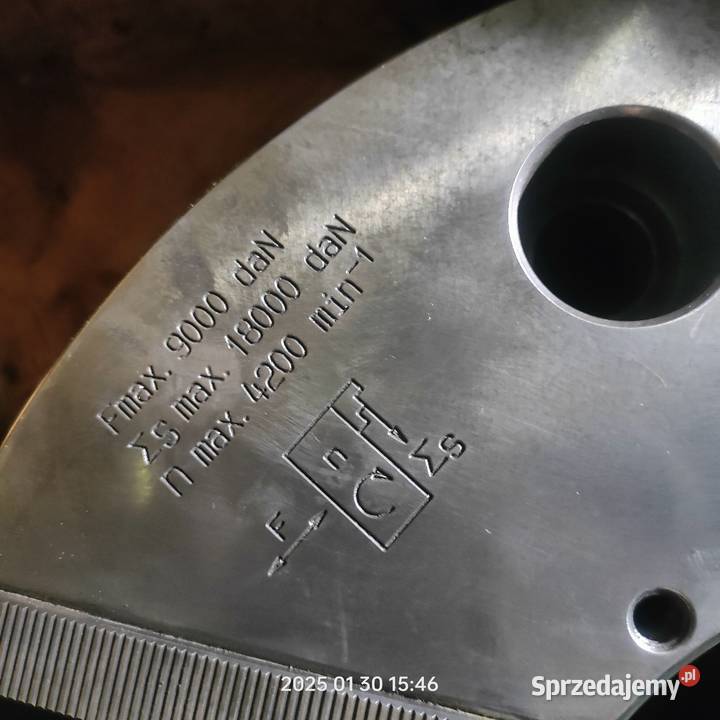 Uchwyt tokarski cnc hydrauliczny 315 x115 Hajnówka