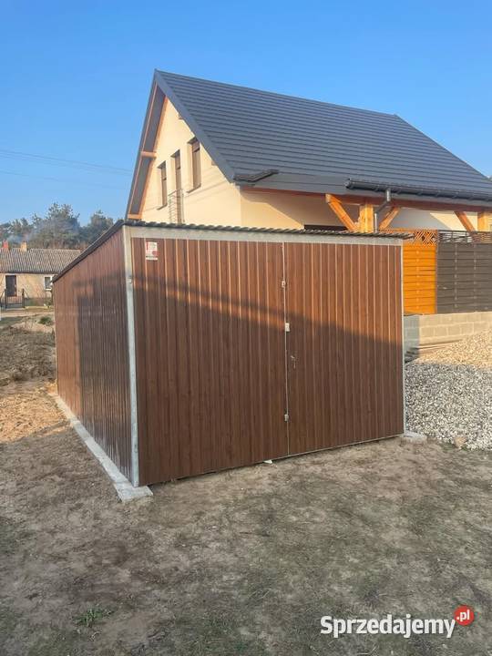Garaż blaszany 3x5 ORZECHA