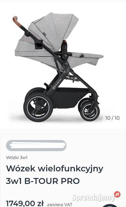 Wózek dziecięcy wielofunkcyjny 3w1 BTOUR PRO Poznań
