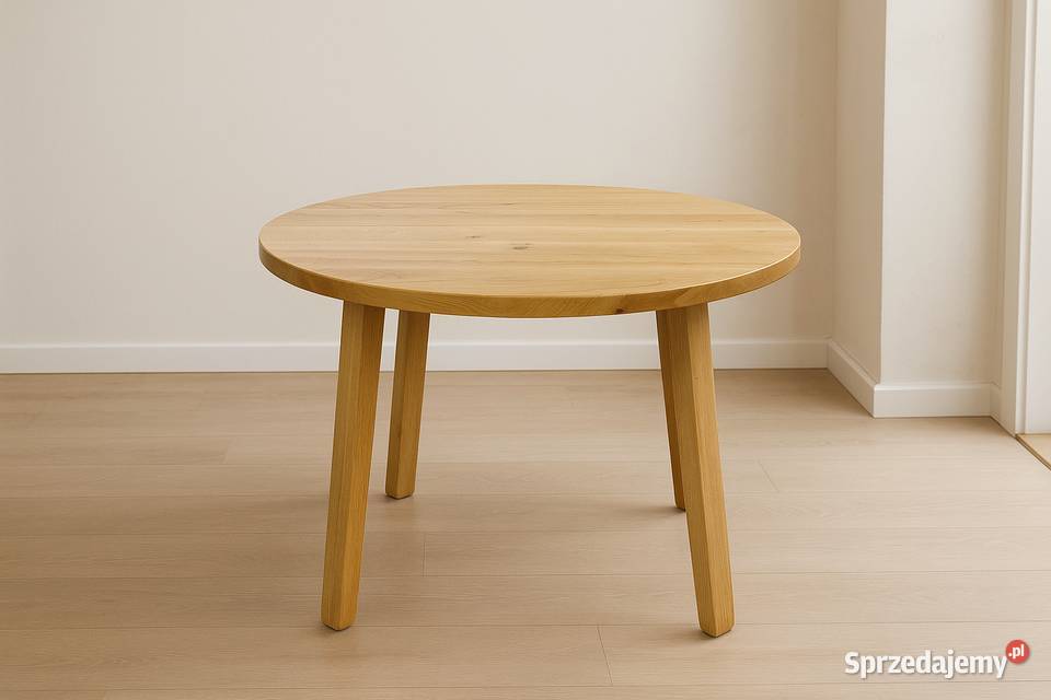 Stół Dębowy Okrągły LOFT 100 Lite Drewno Różne małopolskie Kraków