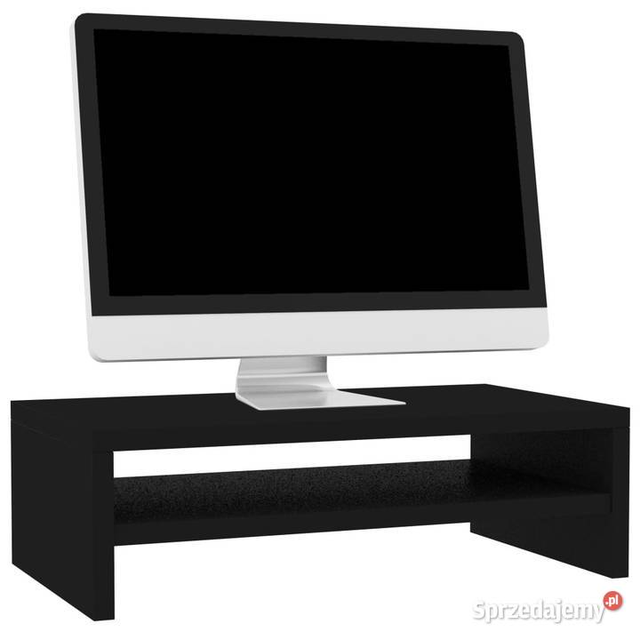 Podstawka pod monitor czarna 42x24x13 materiał