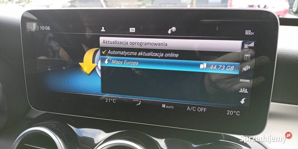 MAPA MERCEDES COMAND ONLINE NTG 55 EUROPA 2023 Zgierz