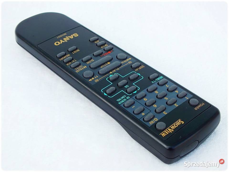 Pilot SANYO B01007 do magnetowidów VHS ORYGINAŁ Żary sprzedam