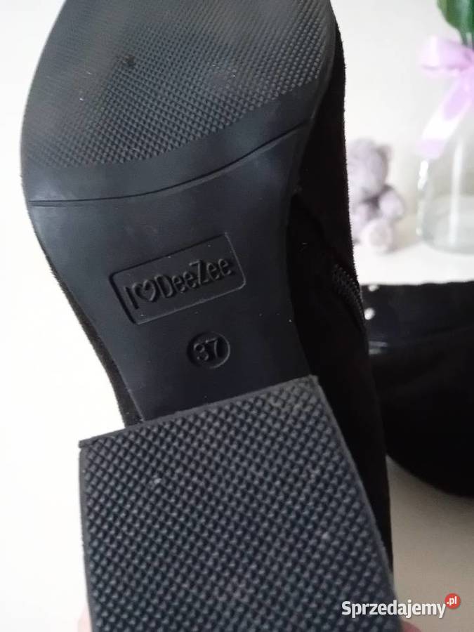Czarne botki Deezze Warszawa