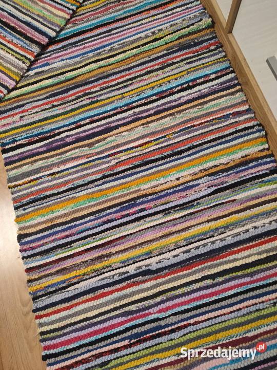 Nowy multikolorowy dywanik szmaciak 242x74 Suwałki