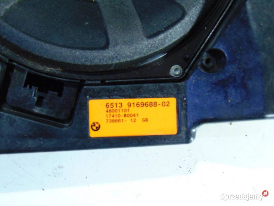 GŁOŚNIK SUBWOOFER PRAWY BMW F10 9169688