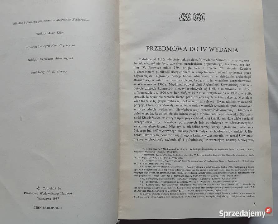 Witold Hensel Słowiańszczyzna wczesno