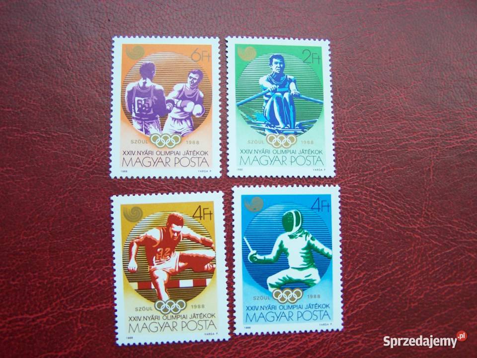 Węgry 1988 MNH Mi 395962 Sport Olimpiada Seul 88 śląskie Tychy