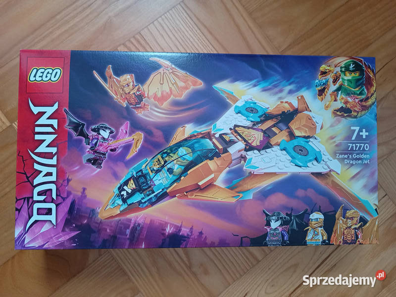 LEGO Ninjago 71770 Złoty smoczy odrzutowiec podkarpackie Kolbuszowa sprzedam
