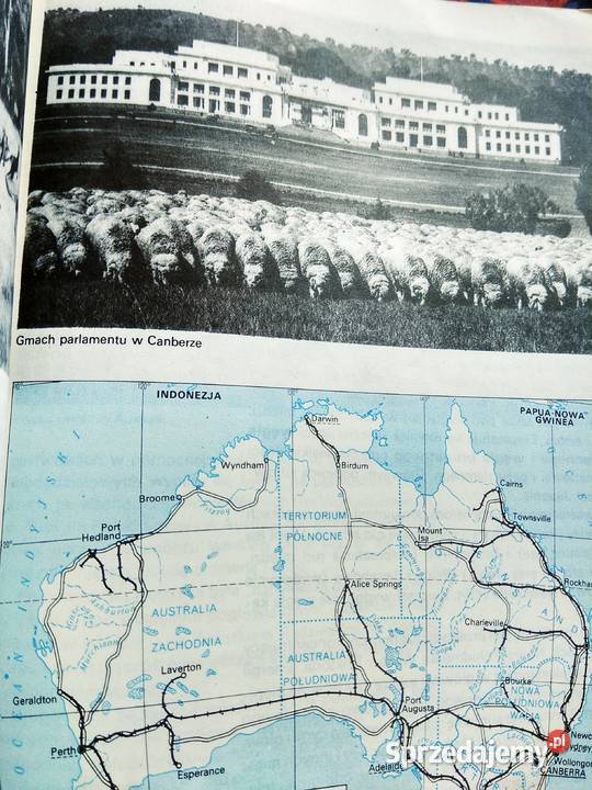 Ameryka Australia Oceania geografia książki mazowieckie Warszawa