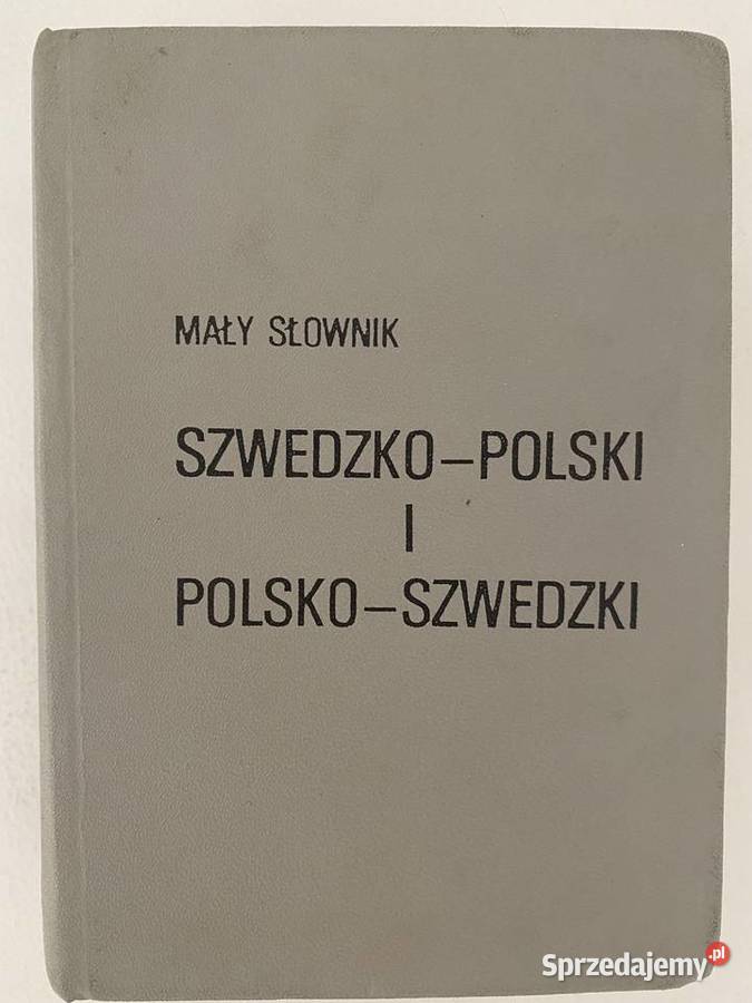 Mały słownik szwedzkopolski polskoszwedzki Książki do nauki języka obcego sprzedam