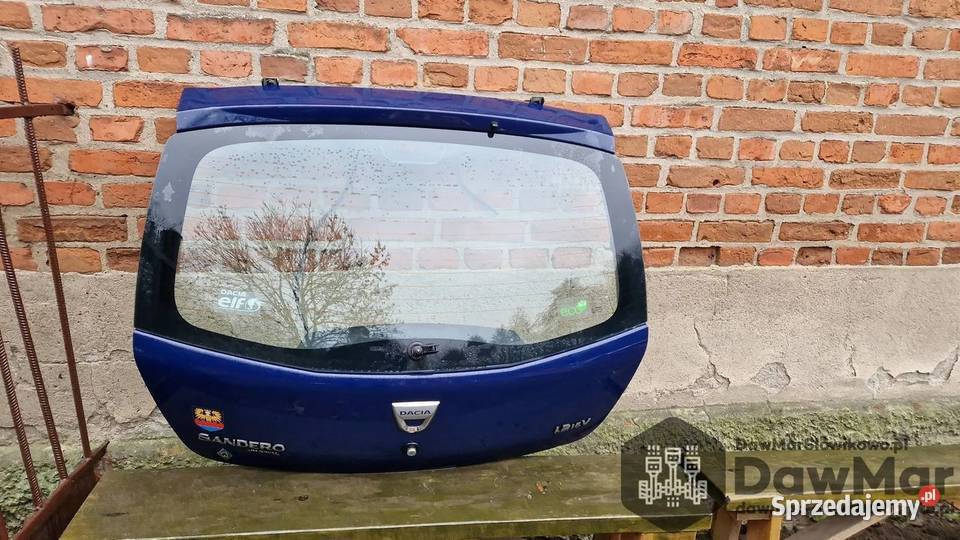 Dacia Sandero Klapa Bafgażnika DV61H osobowe Części samochodowe Słowikowo