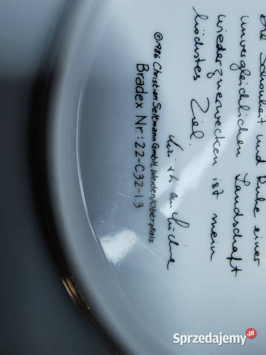 talerze kolekcjonerskie SELTMANN WEIDEN Lublin