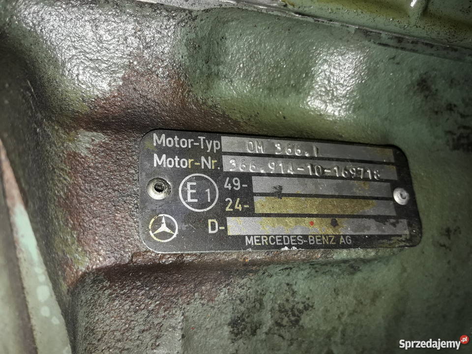 OM366 Silnik 136 Mercedes 814 914 1114 1314 silniki kompletne Częstochowa