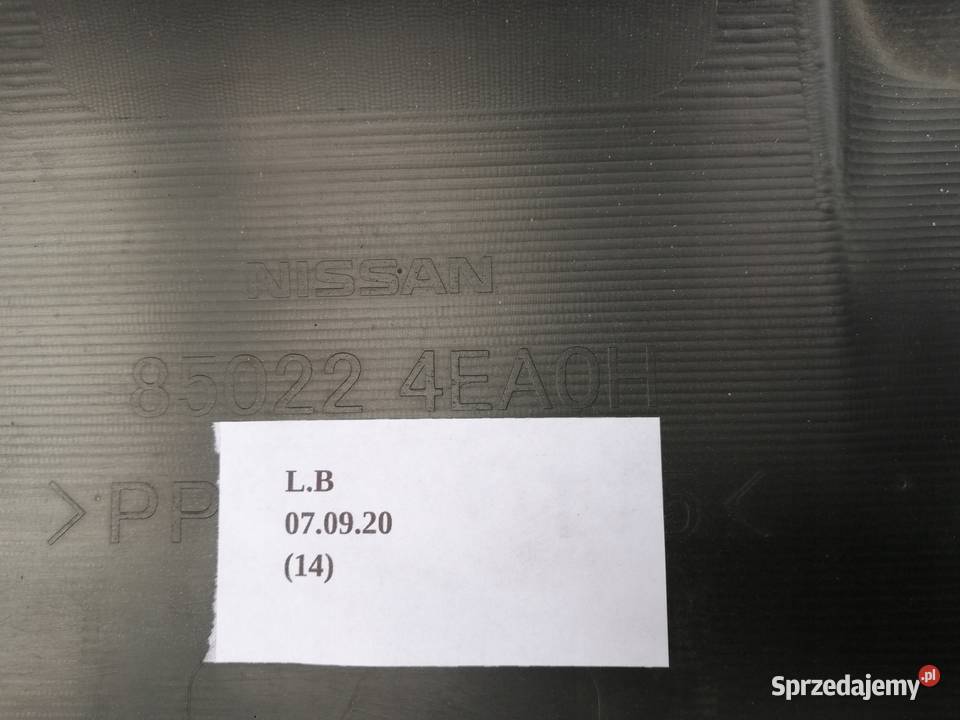 ZDERZAK TYŁ TYLNY NISSAN QASHQAI II 2 PDC