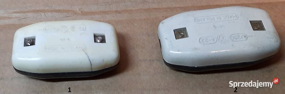 Wyłącznik przełącznik na kabel do lampki PRL Pozostałe Ostrów Wielkopolski