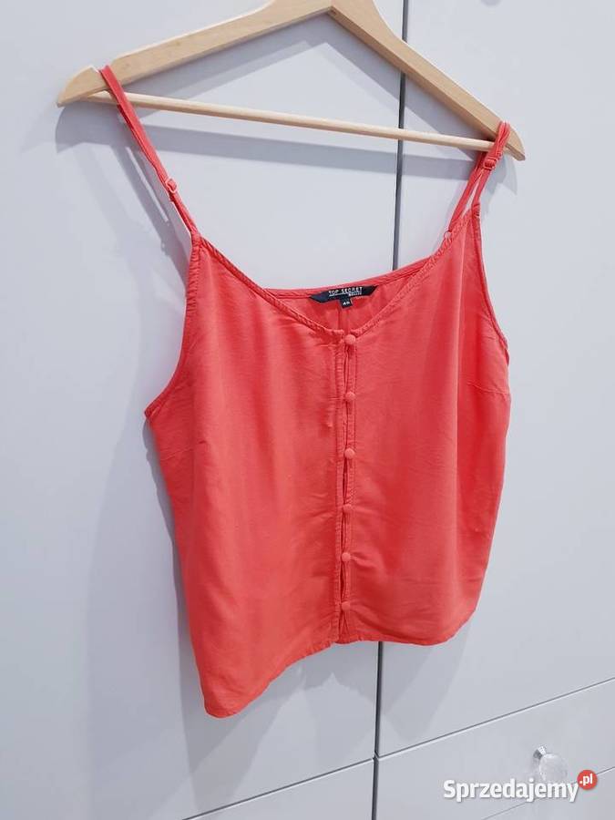 Damski bawełniany rozpinany top z Top Secret sprzedam