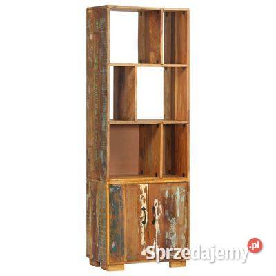 vidaXL Regał na książki 60x35x180 lite drewno z Warszawa