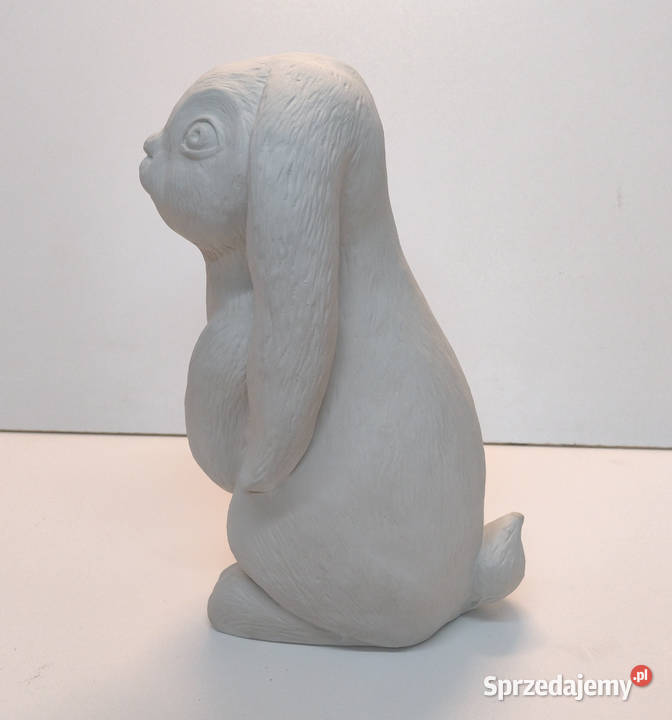 Duży Zając WIELKANOCNY wys29 figura rzeźba kolor Radom