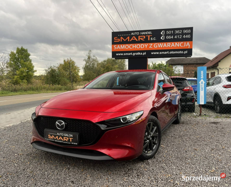 Mazda 3 Czerwona Perła Navi Kamera IV 2019 isofix Rydułtowy