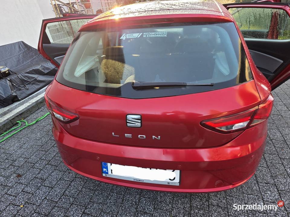 Seat Leon Bezwypadkowy 2017 Zadbany 132 Benzyna 132000km Skawina