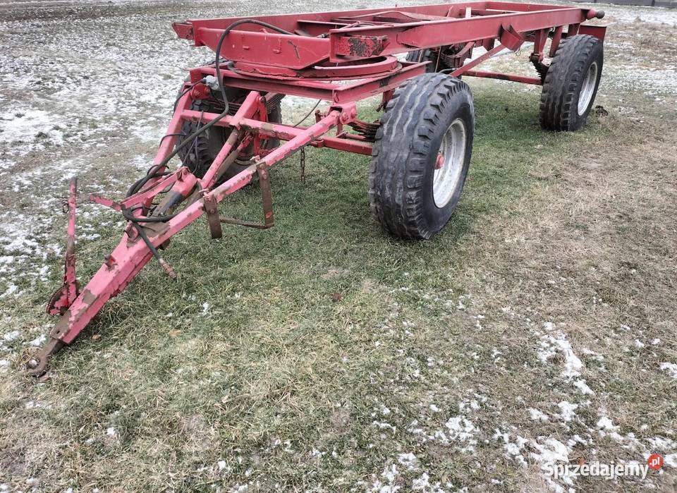 Podwozie przyczepy trójstronnej wywrotki nieuszkodzony lubuskie Długie