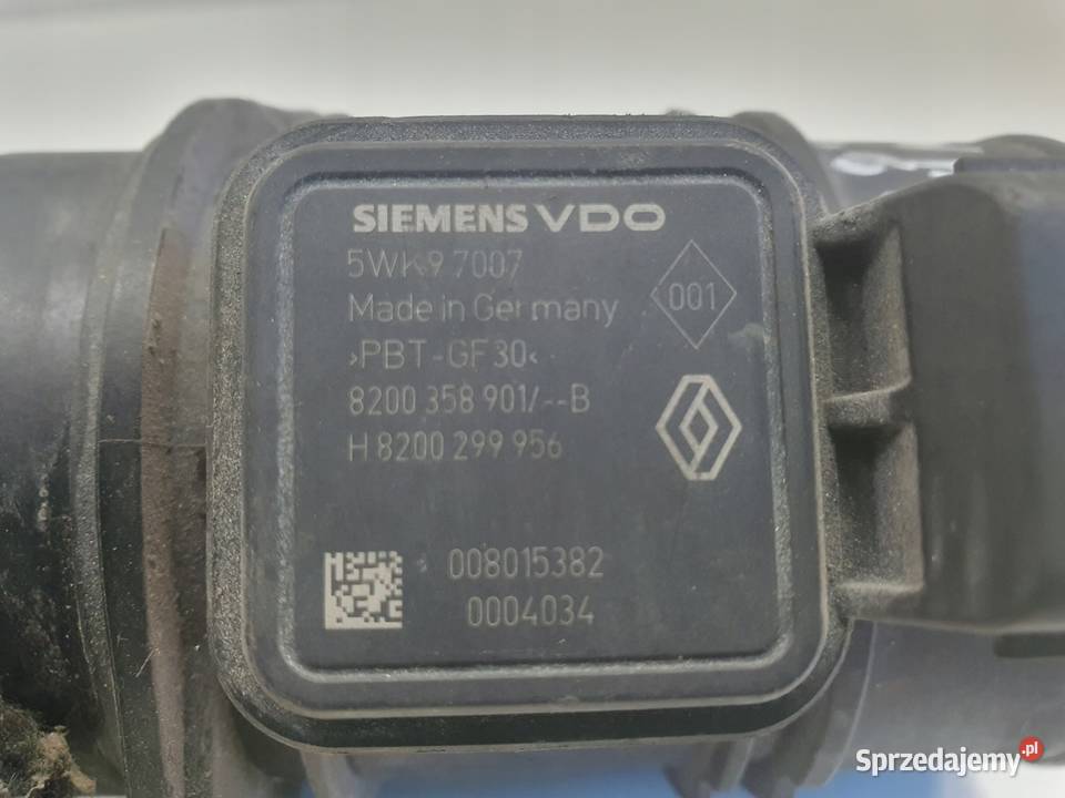 PRZEPŁYWOMIERZ POWIETRZA Renault Clio III 15 DCI