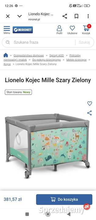 Sprzedam kojec lionelo w stanie idealnym Pozostałe lubelskie Biłgoraj sprzedam