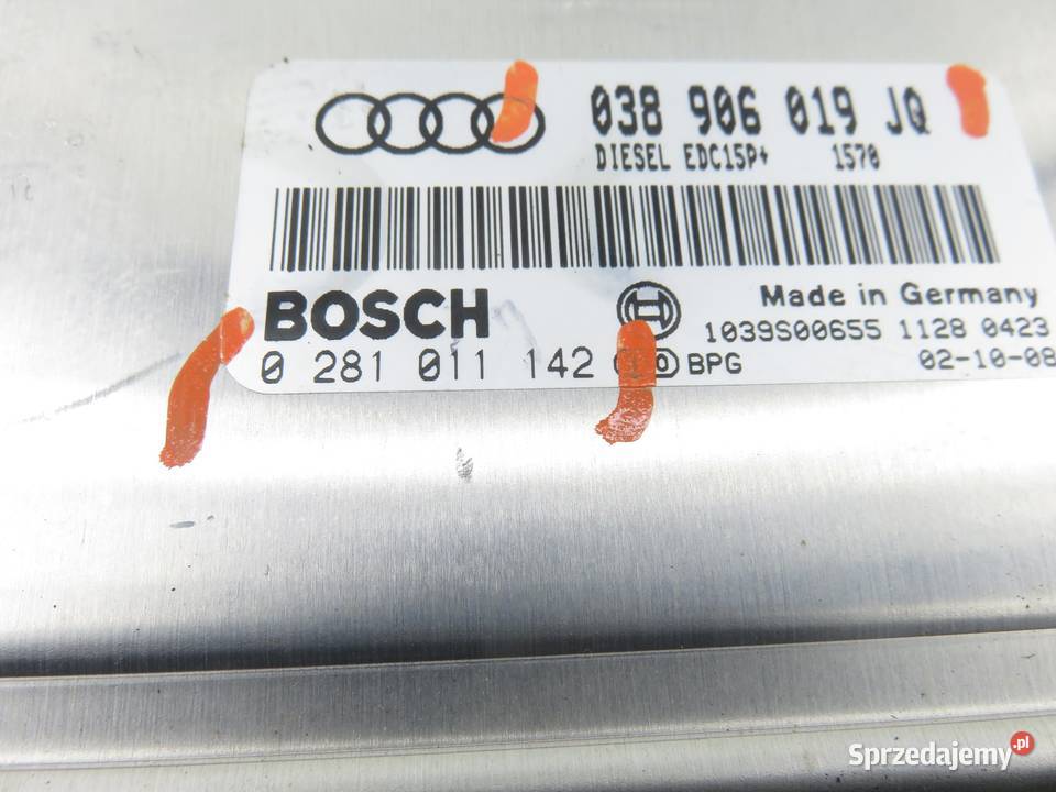 STEROWNIK AUDI A4 B6 19 TDI 038906019JQ osobowe małopolskie