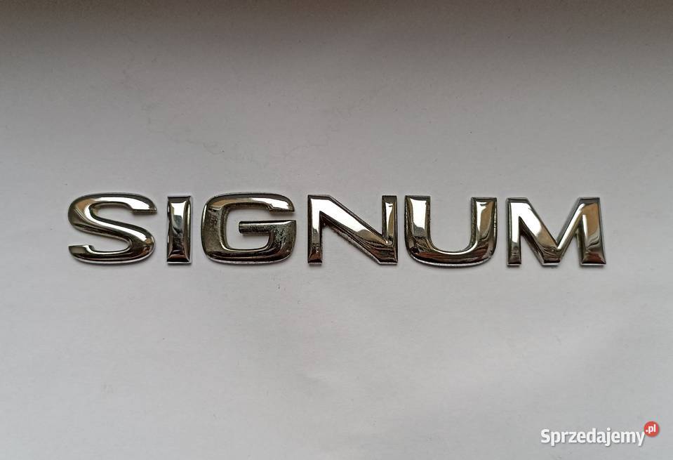 Napis klapy tylnej Opel Signum