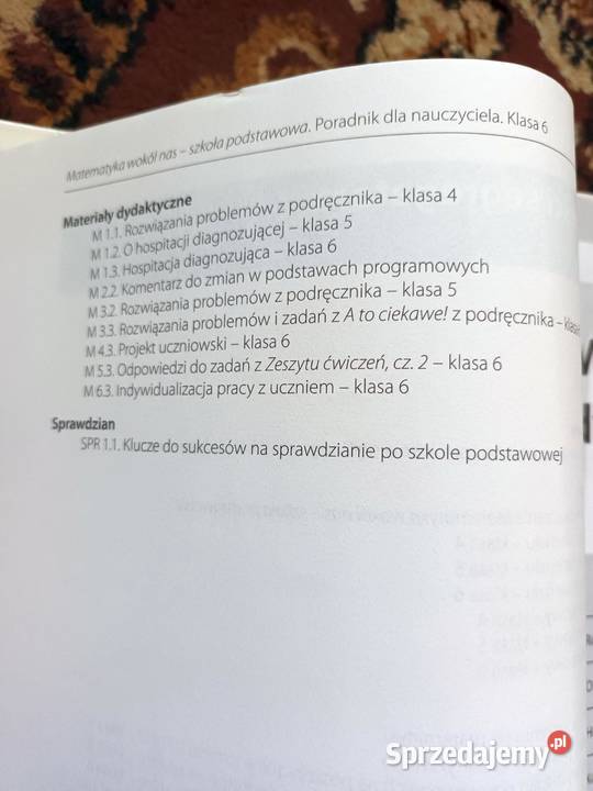 Matematyka wokół nas poradnik nauczyciela 46 podkarpackie Rzeszów