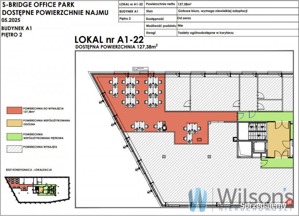Lokal Warszawa Wał Miedzeszyński 127m2 mazowieckie