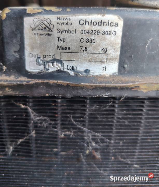 Chłodnica zbiornik paliwa Ursus C330 kujawsko-pomorskie