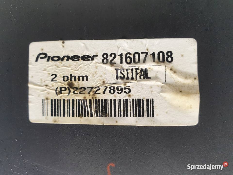 Chevrolet Equinox GŁOŚNIK SUBWOOFER 821607108 osobowe Sprzęt audio fabryczny lubelskie Chełm