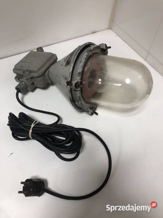 Lampa Loft przemysłowa przeciwwybuchowa 150W PRL wielkopolskie Zbąszyń