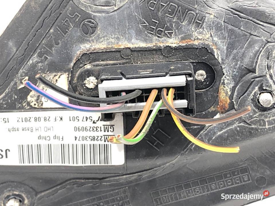 LUSTERKO LEWY OPEL INSIGNIA A Hatchback 0817