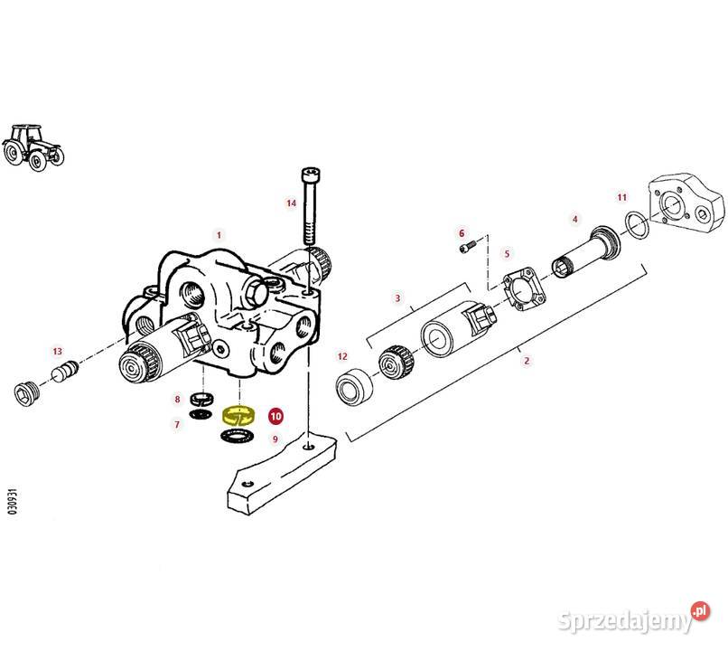 Uszczelnienie zaworu hydraulicznego Fendt Białystok sprzedam