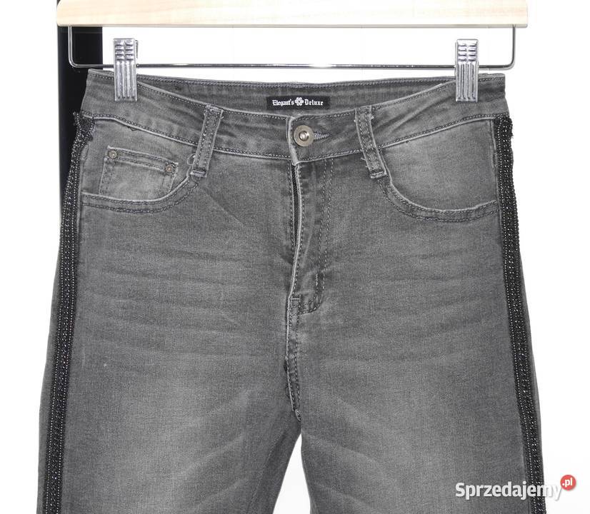 Spodnie rurki łańcuszek koraliki 36 S Wrocław sprzedam