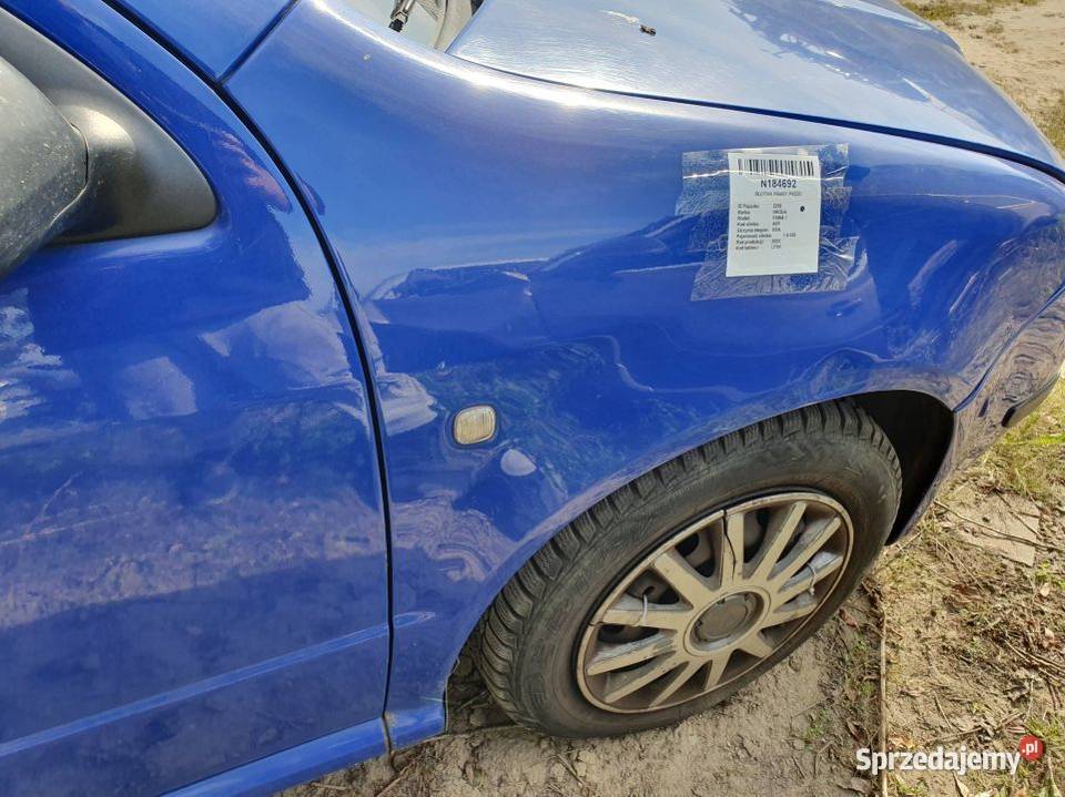 BŁOTNIK PRAWY PRZÓD SKODA FABIA I LF5K Lipno