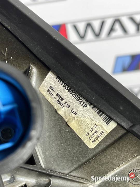 BMW F10 F11 LUSTERKO PRAWE 3PIN 7 PIN KAMERA