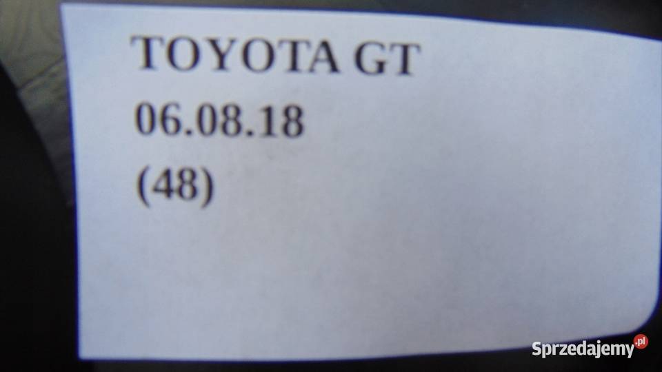 PLASTIKI WNĘTRZA OSŁONA TOYOTA GT86 2 Nowy Tomyśl