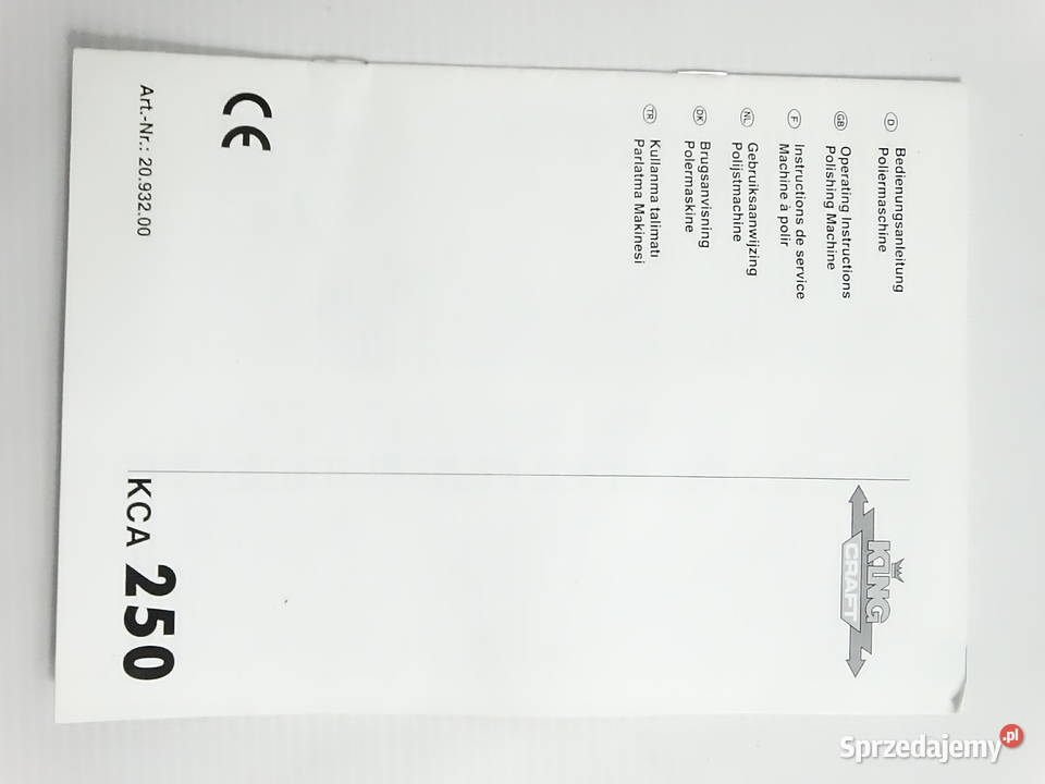 Polerka Samochodowa King Craft KCA 250 150W Biłgoraj