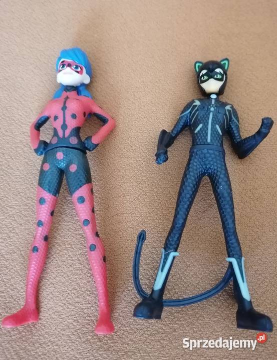 Figurki z bajki Biedronka i CatwomanDwie zabawki Łódź