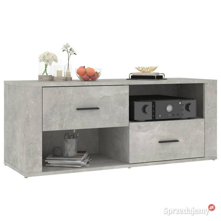 Szafka pod TV szarość betonu 100x35x40 WM823103 Warszawa