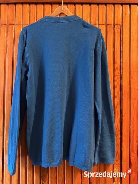 Sweter męski L Carry z bawełny niebieski Rozmiar L Częstochowa