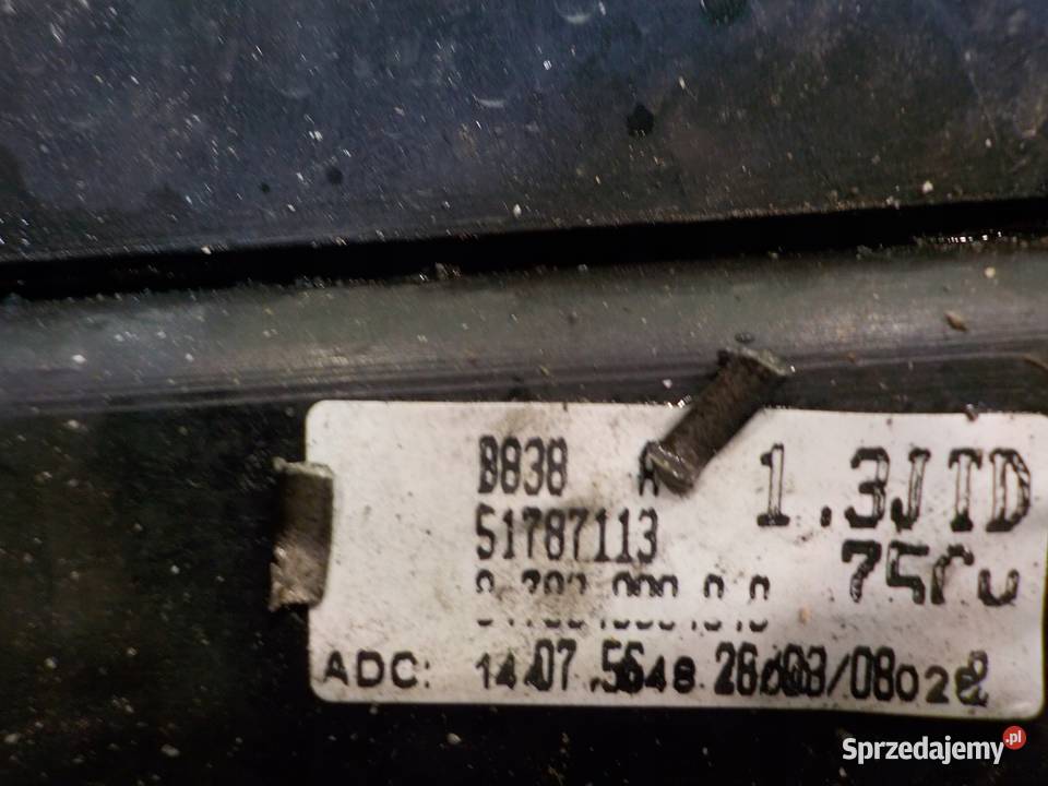 FIAT 500 13 MJET 08r 3D wentylator chlodnicy Suków