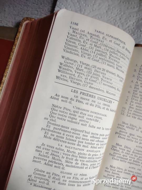 Mszał Missel Vesperal 1947r j francuski